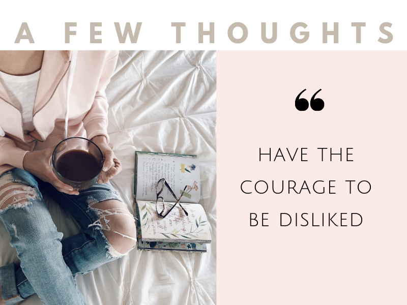 how to have courage to be disliked by other people