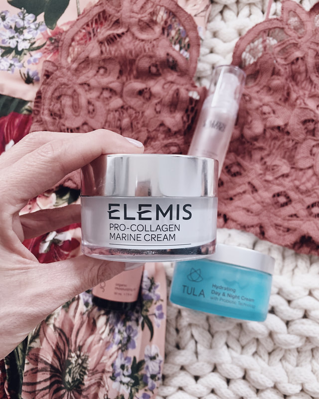 elemis pro-collagen marine cream to use with glopro microneedling device