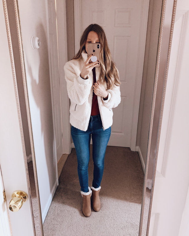 fall target clothing haul affordable outfit idea jeans boots