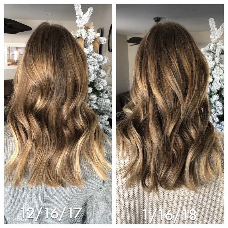 monat haircare review before and after photos