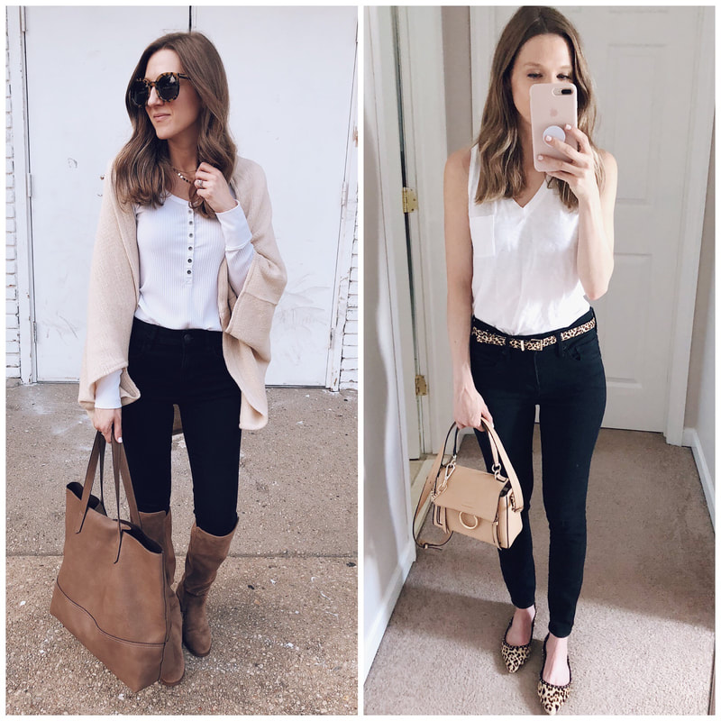 black jeans work outfit