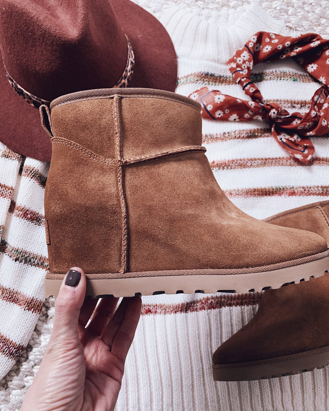 ugg hidden wedge booties