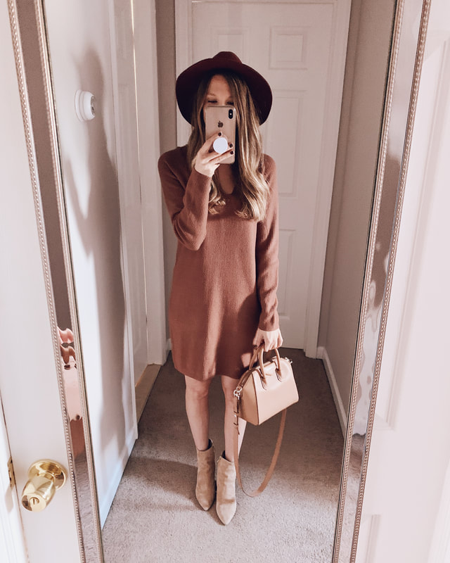 target clothing haul sweater dress fall affordable outfit idea