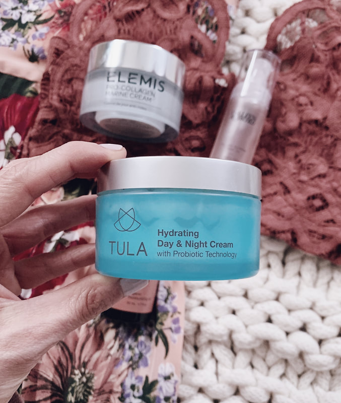 tula hydrating day night cream skincare with glo pro microneedling