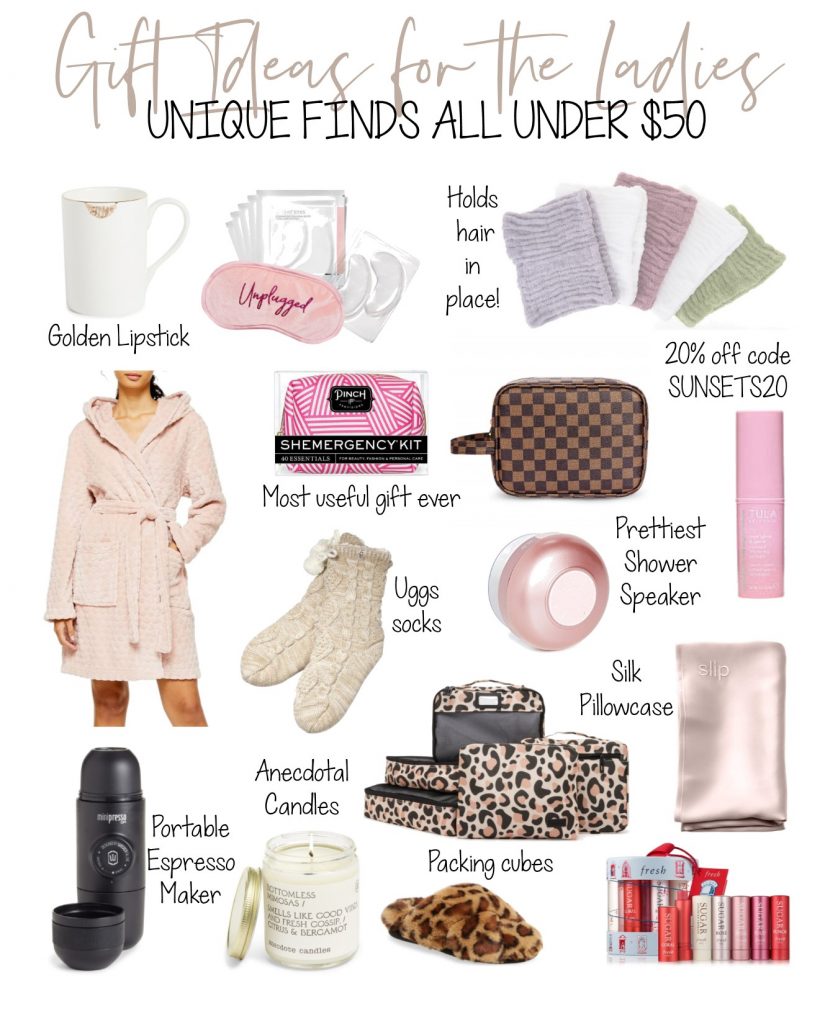 Fifty unique, fun and original gifts for women under $50