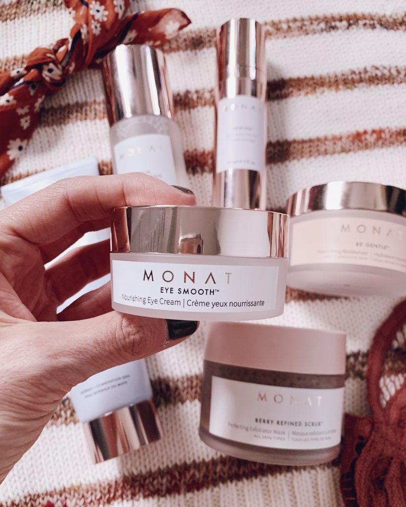 monat skincare eye smooth nourishing eye cream skincare routine for face and eyes