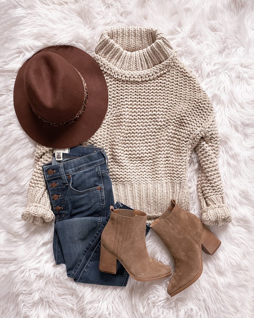 nordstrom anniversary sale outfit Free People turtleneck sweater