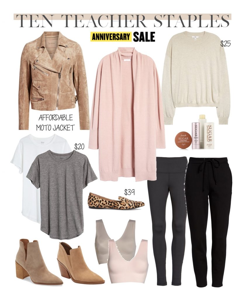 nordstrom anniversary sale teacher outfit staples