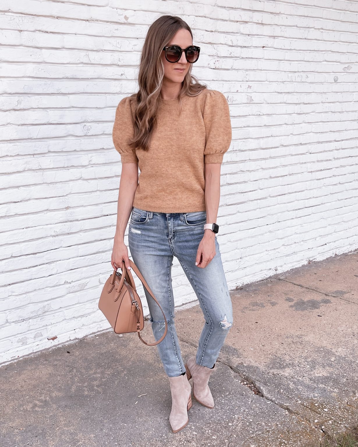 A Top for Fall Transition - Sunsets and Stilettos